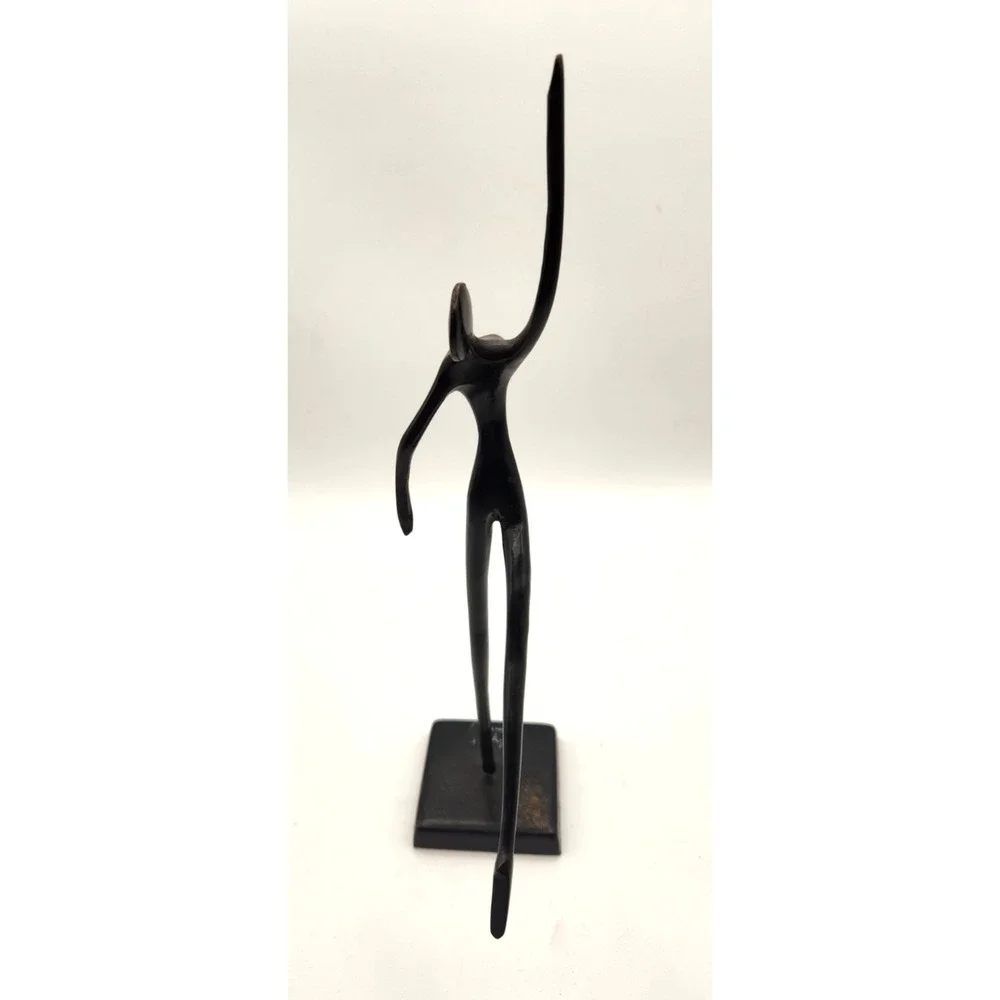 Bodrul Khalique Ballerina Statue Elegant Bronze Ballet Sculpture IKEA Vintage